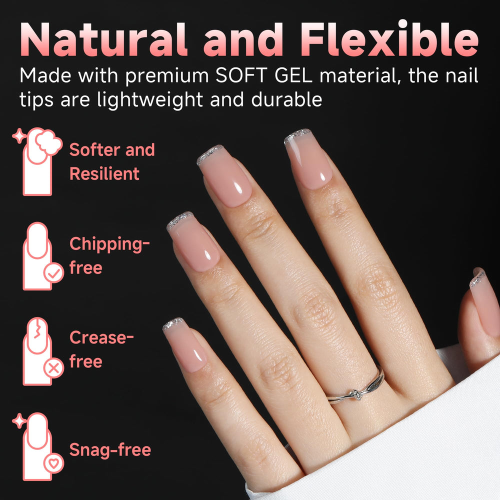 UNA GELLA layout showing 12 sizes for precise fit and variety