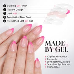 UNA GELLA size selection layout proving custom fit for every nail
