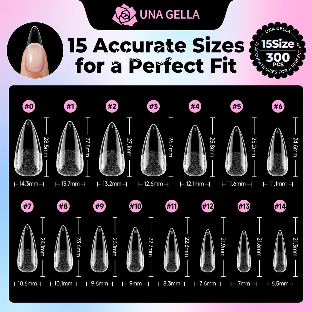 UNA GELLA nails being soaked-off demonstrating easy, damage-minimizing removal