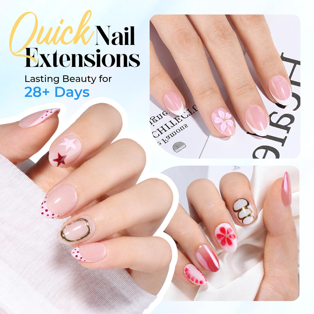 UNA GELLA close-up of soft gel tip texture for flexible durability