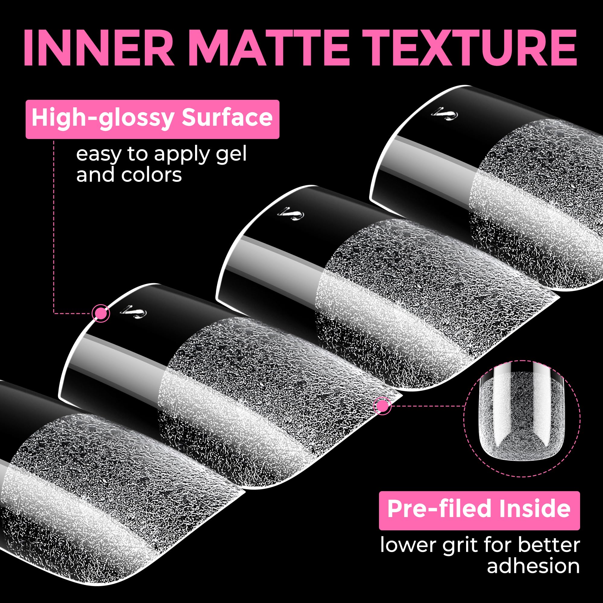 UNA GELLA finished short square manicure showcasing salon-quality results