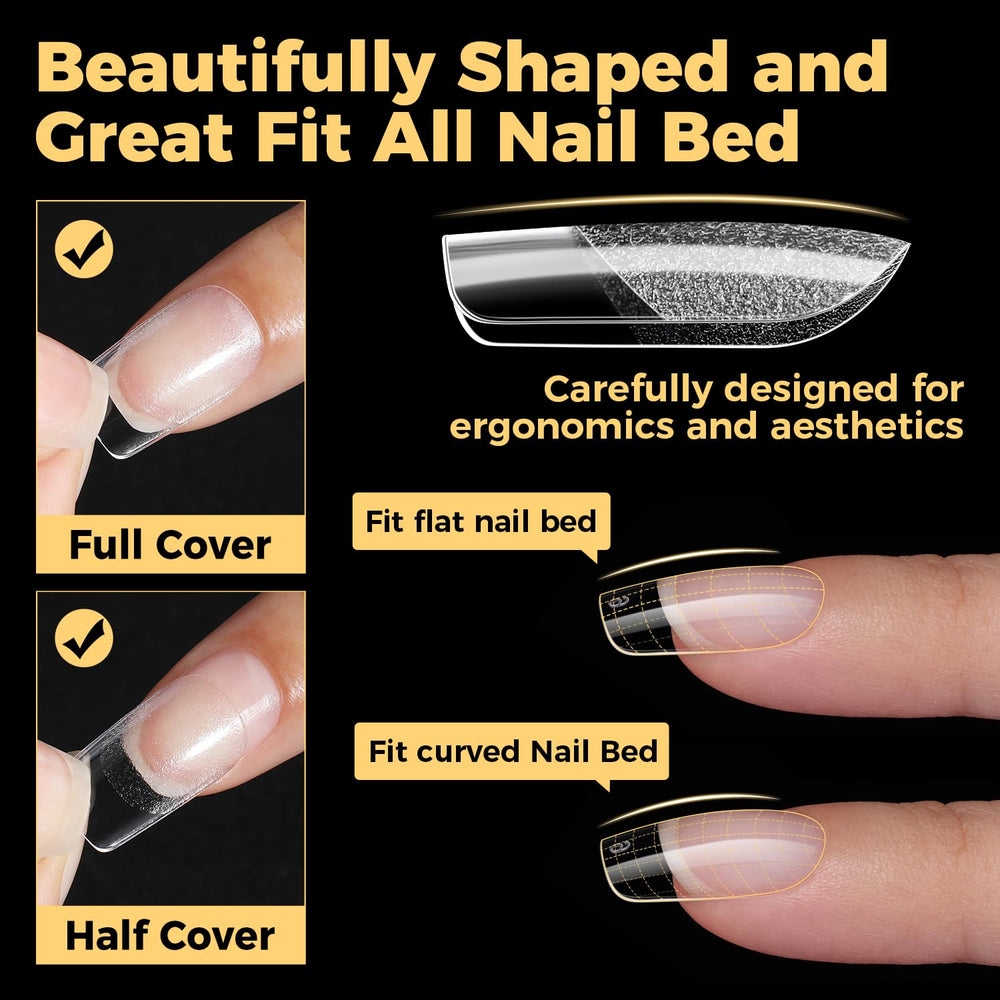 UNA GELLA pre-etched surface detail that improves adhesive grip and durability