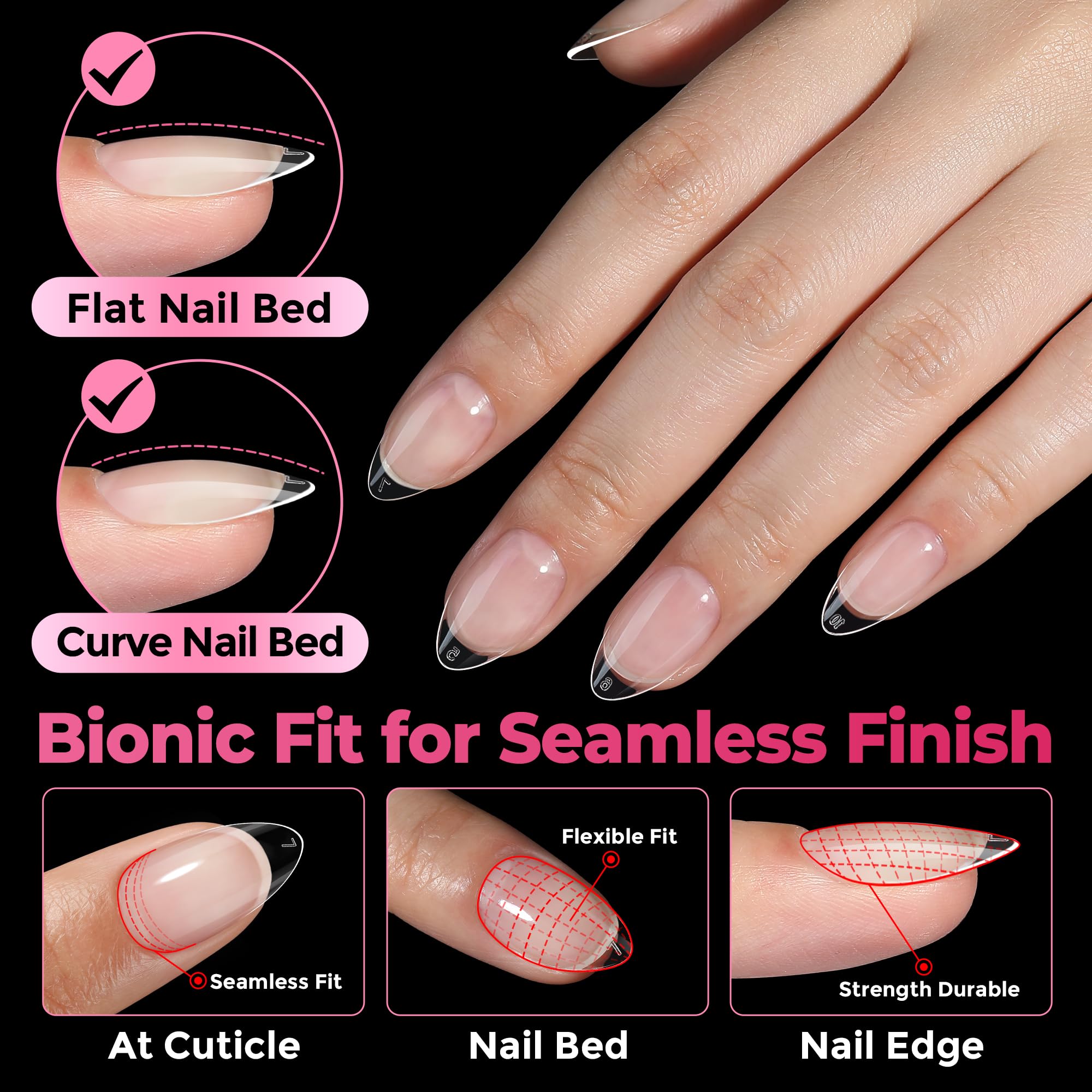 UNA GELLA semi-matte surface texture close-up, minimal filing benefit