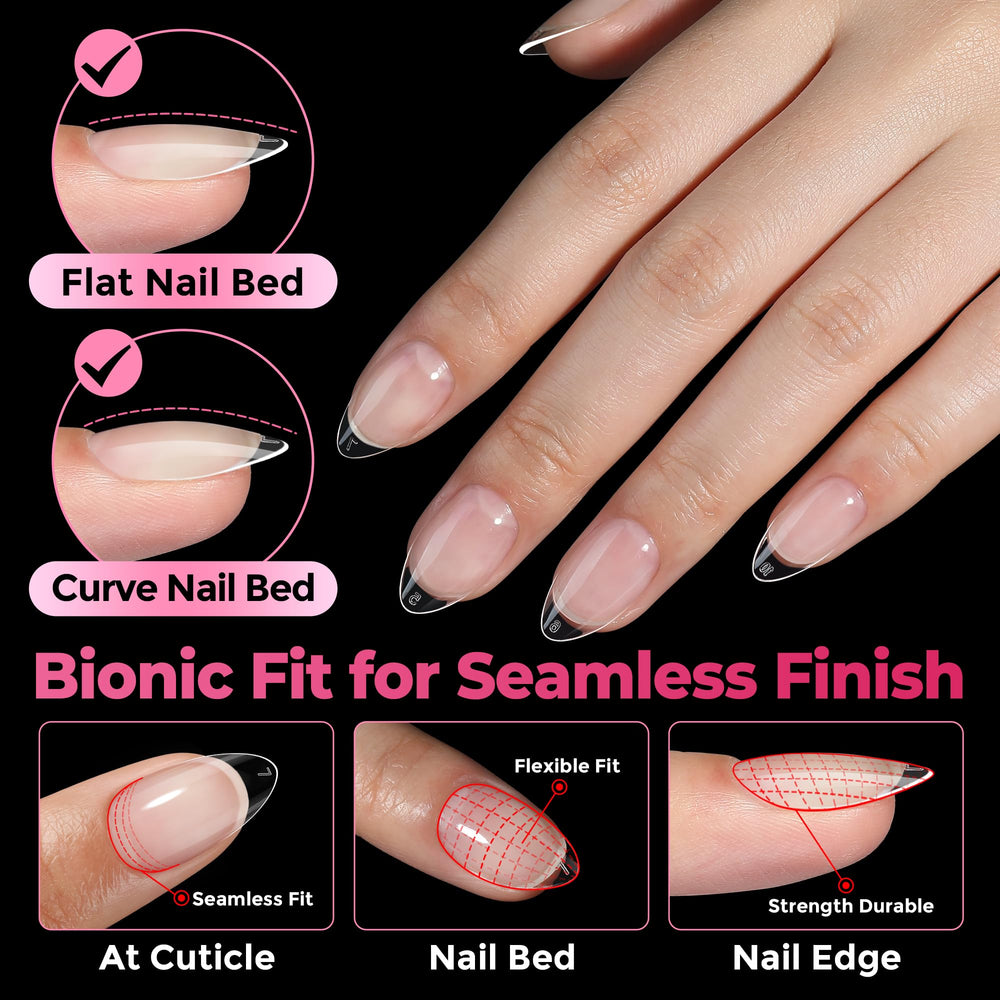 UNA GELLA semi-matte surface texture close-up, minimal filing benefit