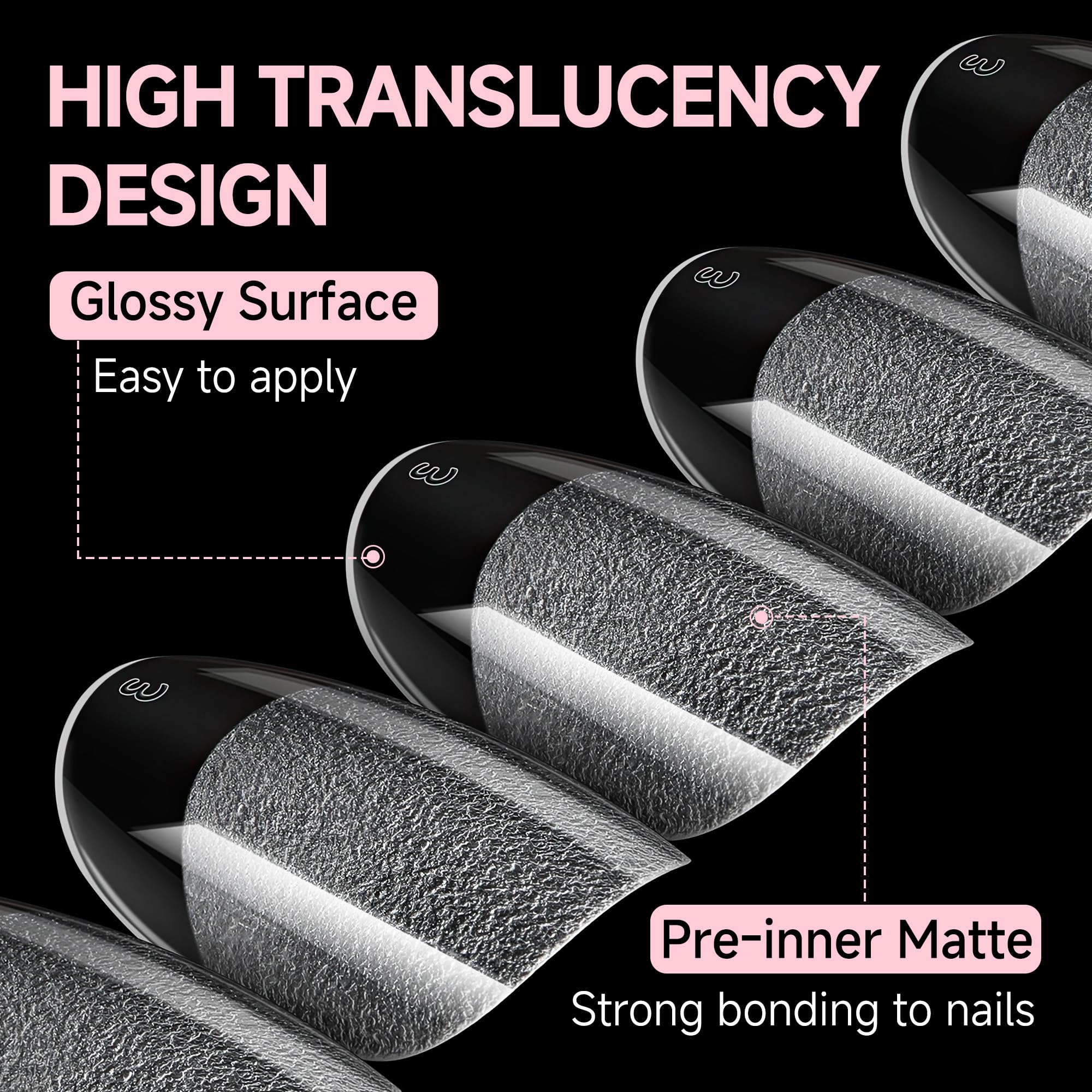 UNA GELLA tip being bent to show flexibility and crease resistance benefit
