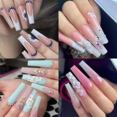 UNA GELLA numbered sizes on tips showing quick selection for perfect fit