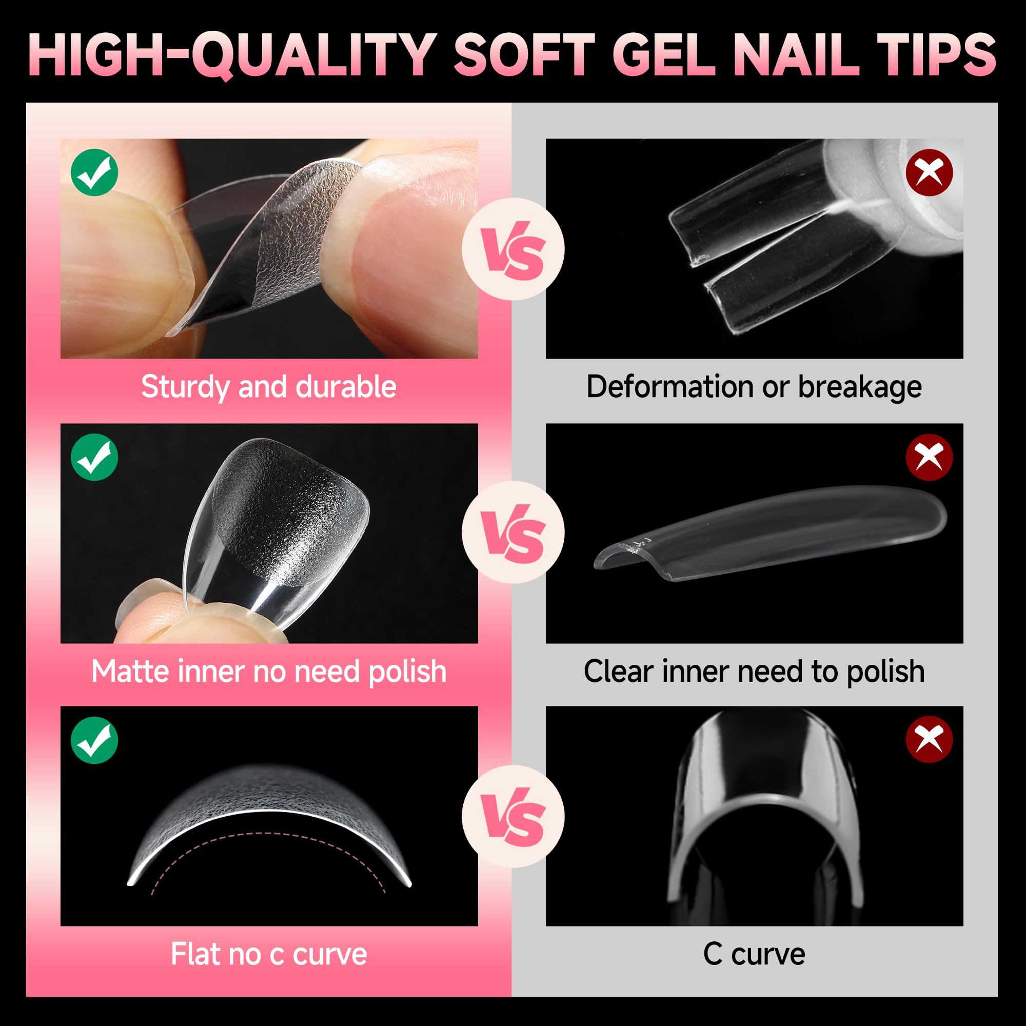 UNA GELLA trimming and filing demo showing easy customization and clean shaping