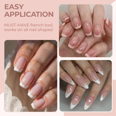 UNA GELLA long and short stampers side by side showing size options for nails