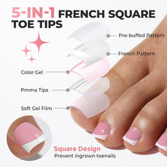 UNA GELLA toenail in hand for scale comparison benefit clear size reference