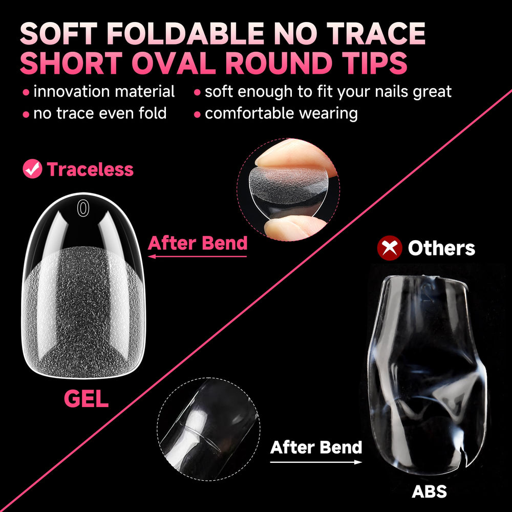 UNA GELLA in-use press-on application demonstrating easy home DIY manicure