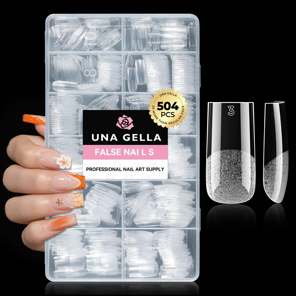 UNA GELLA front pack of 504 tips showing value and organized kit benefit
