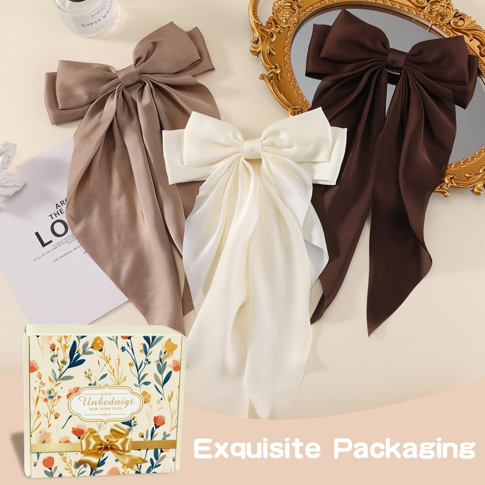 Unbednigt color selection layflat displays neutral tones for outfit matching