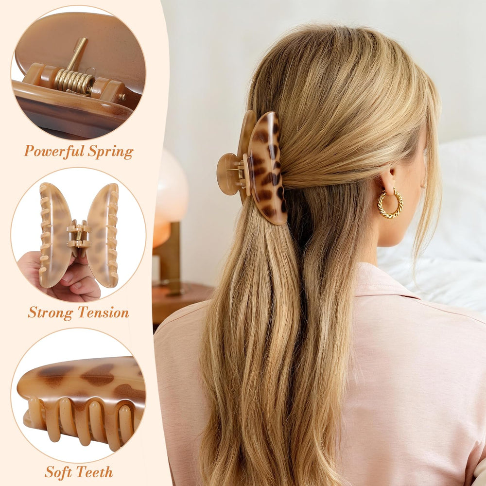 Unbednigt clip in use holding a high ponytail for all-day stability