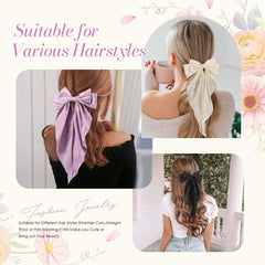 Unbednigt assorted-color bows flatlay illustrating mix-and-match versatility for outfits