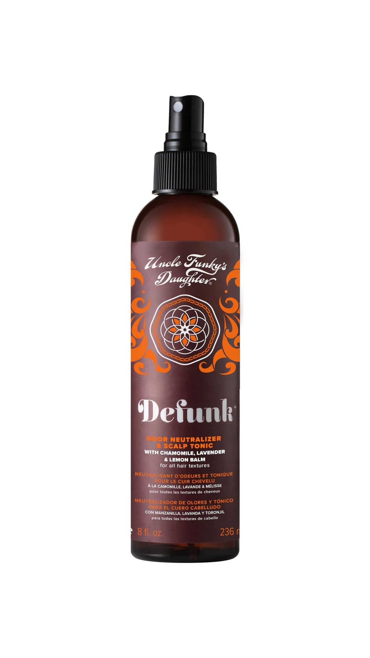 Uncle Funky's Daughter front packaging showing 8 oz bottle and branding freshness