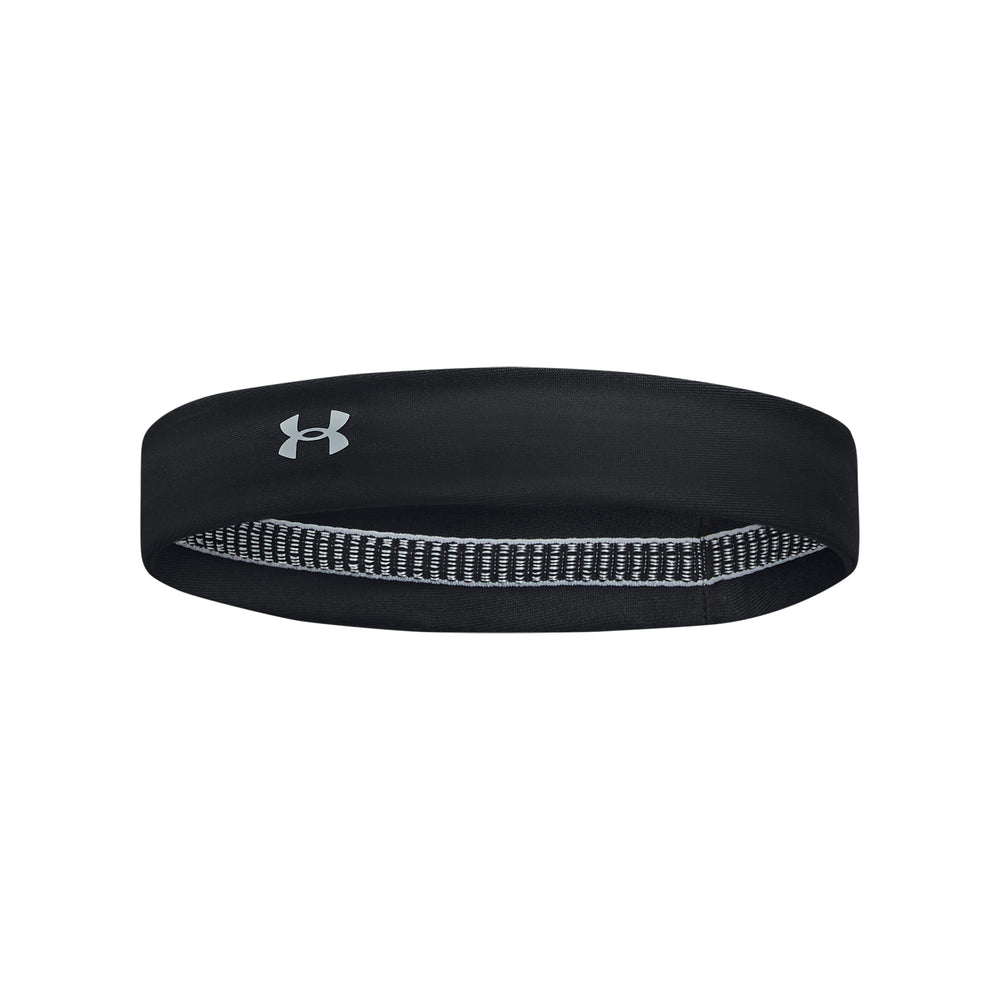 Under Armour headband front view showing sleek fit and lightweight comfort
