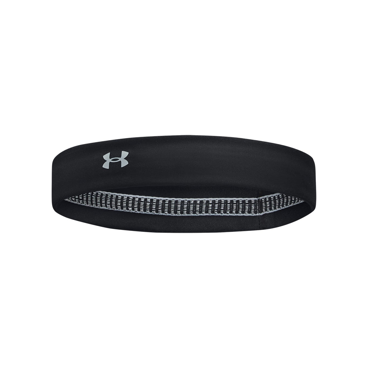 Under Armour headband front view showing sleek fit and lightweight comfort