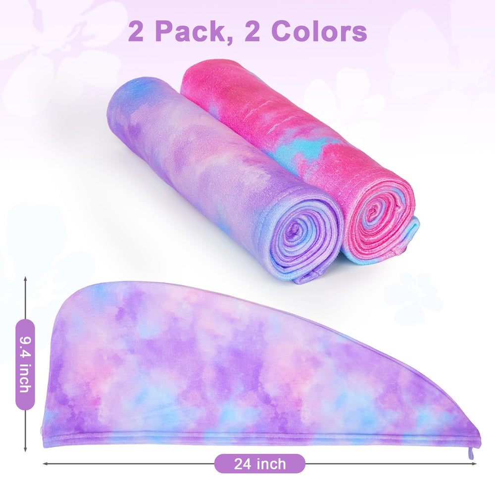 Unicorn Castle towels folded inside a travel bag for easy packing and on-the-go use