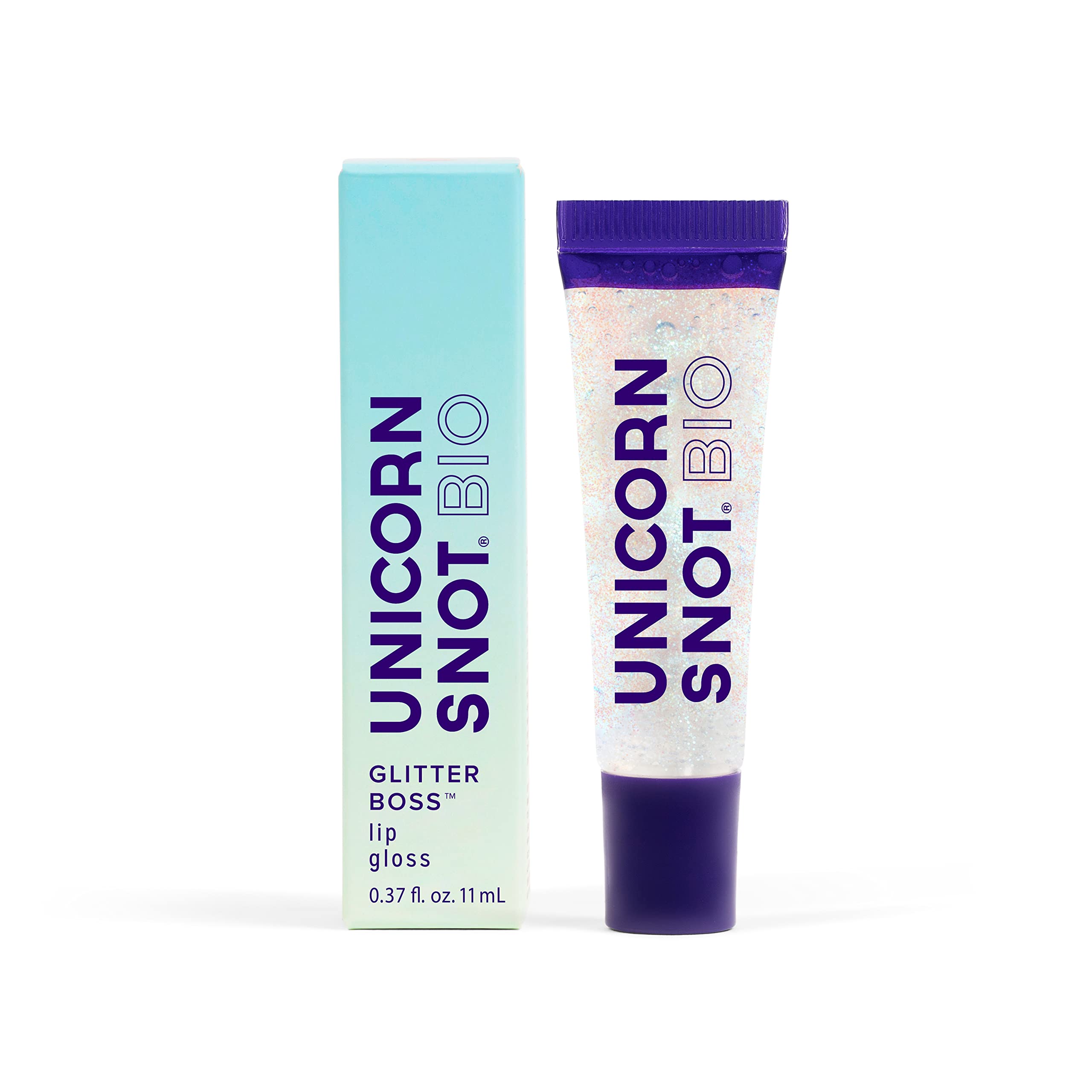 UNICORN SNOT front tube showing BIO Galaxy label and compact design for travel