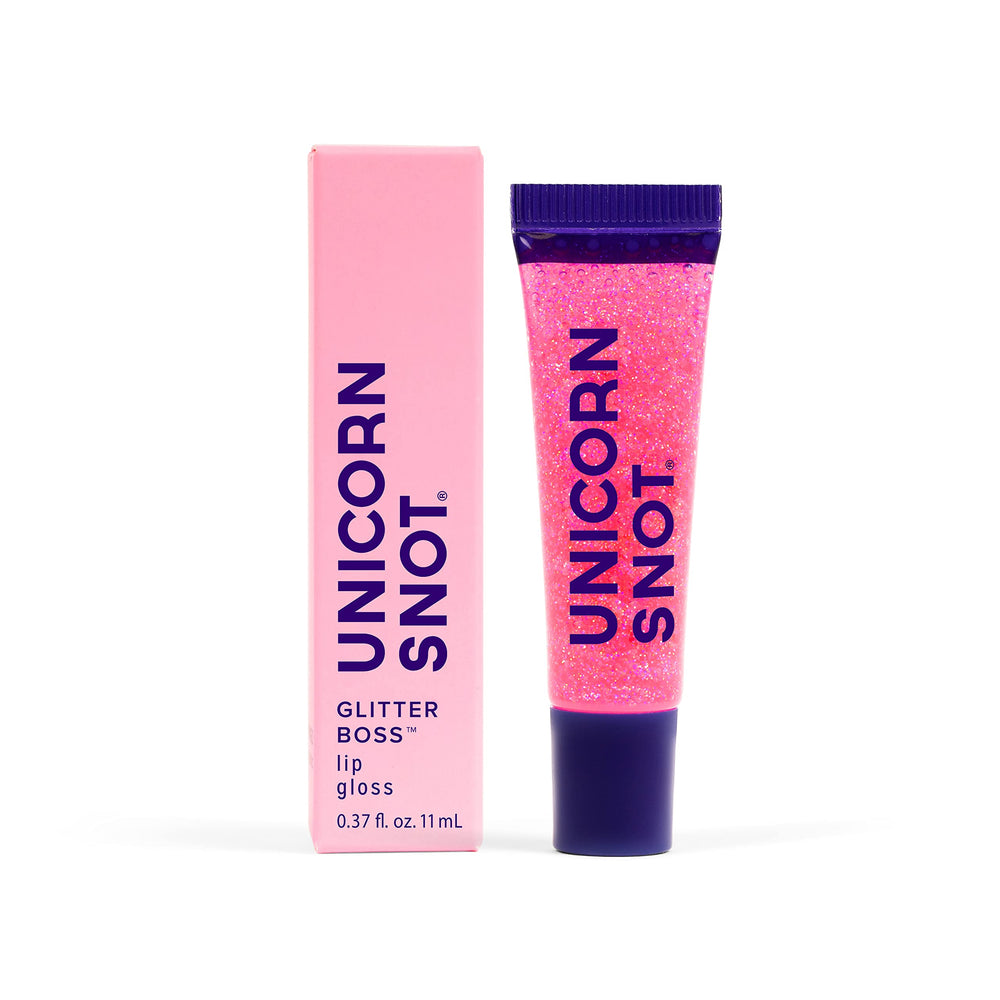 UNICORN SNOT front tube Flamingo Holographic Pink showing vibrant holographic shine