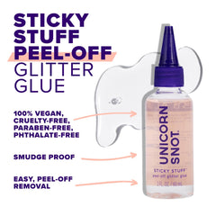 UNICORN SNOT nozzle applying glue for precise designs