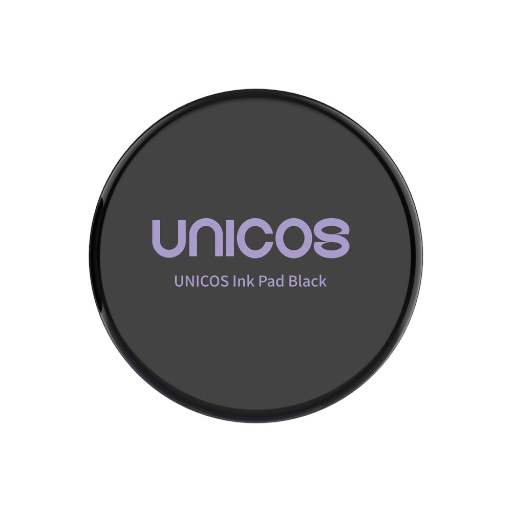 Unicos front packaging showing compact pad and easy replacement benefit