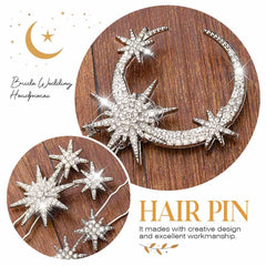 Unicra five hair pins arranged to show variety and styling versatility