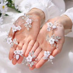 Unicra hair vine in a wedding setting illustrating elegant event use