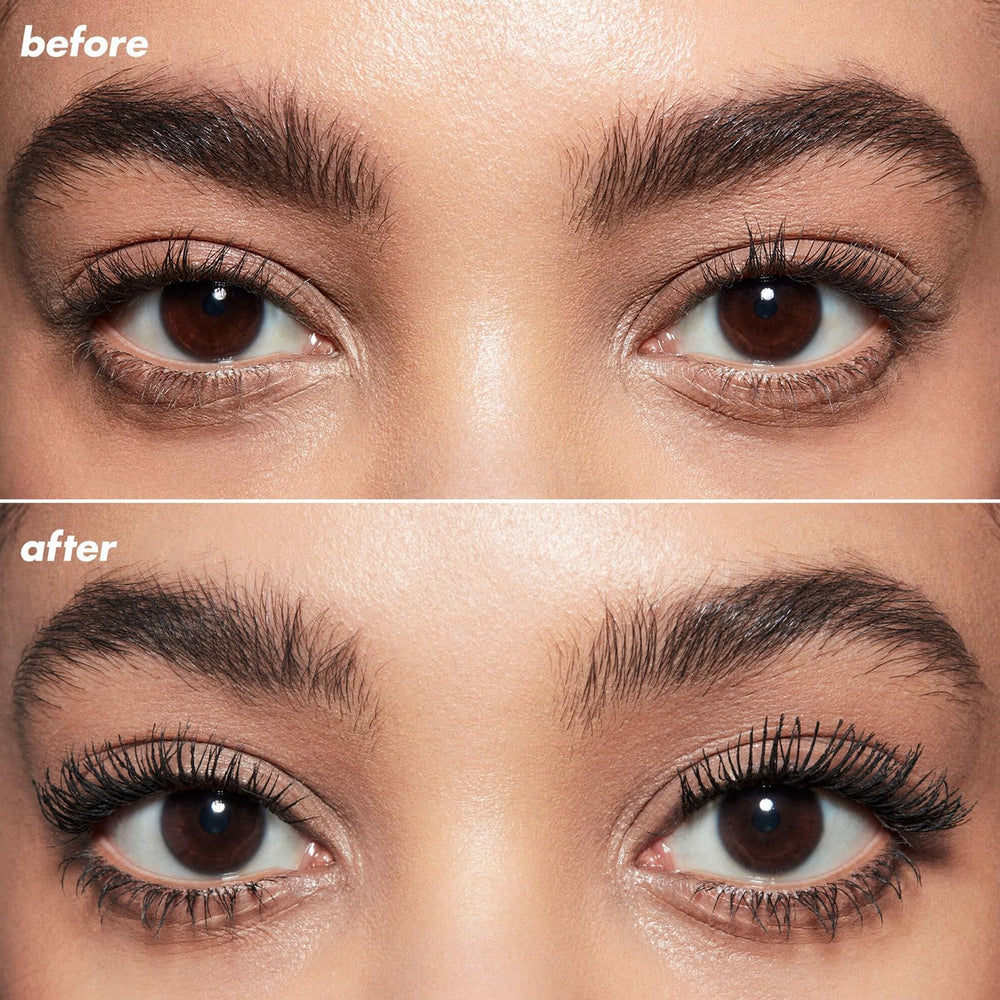 unidollss lifestyle image evening look on model showing dramatic lashes benefit