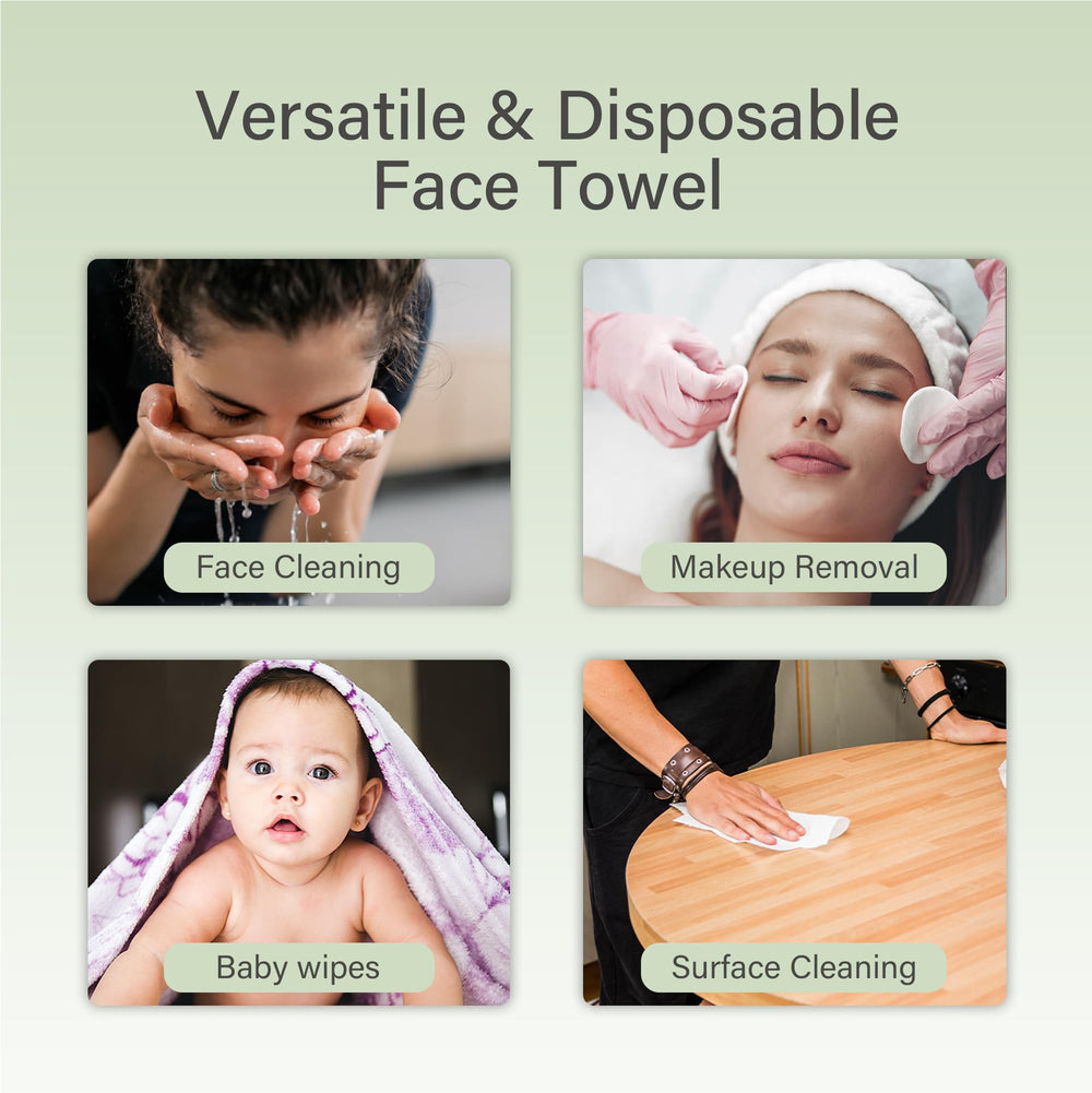 UNIFREE packaged towels compressed in box highlighting travel-ready compactness