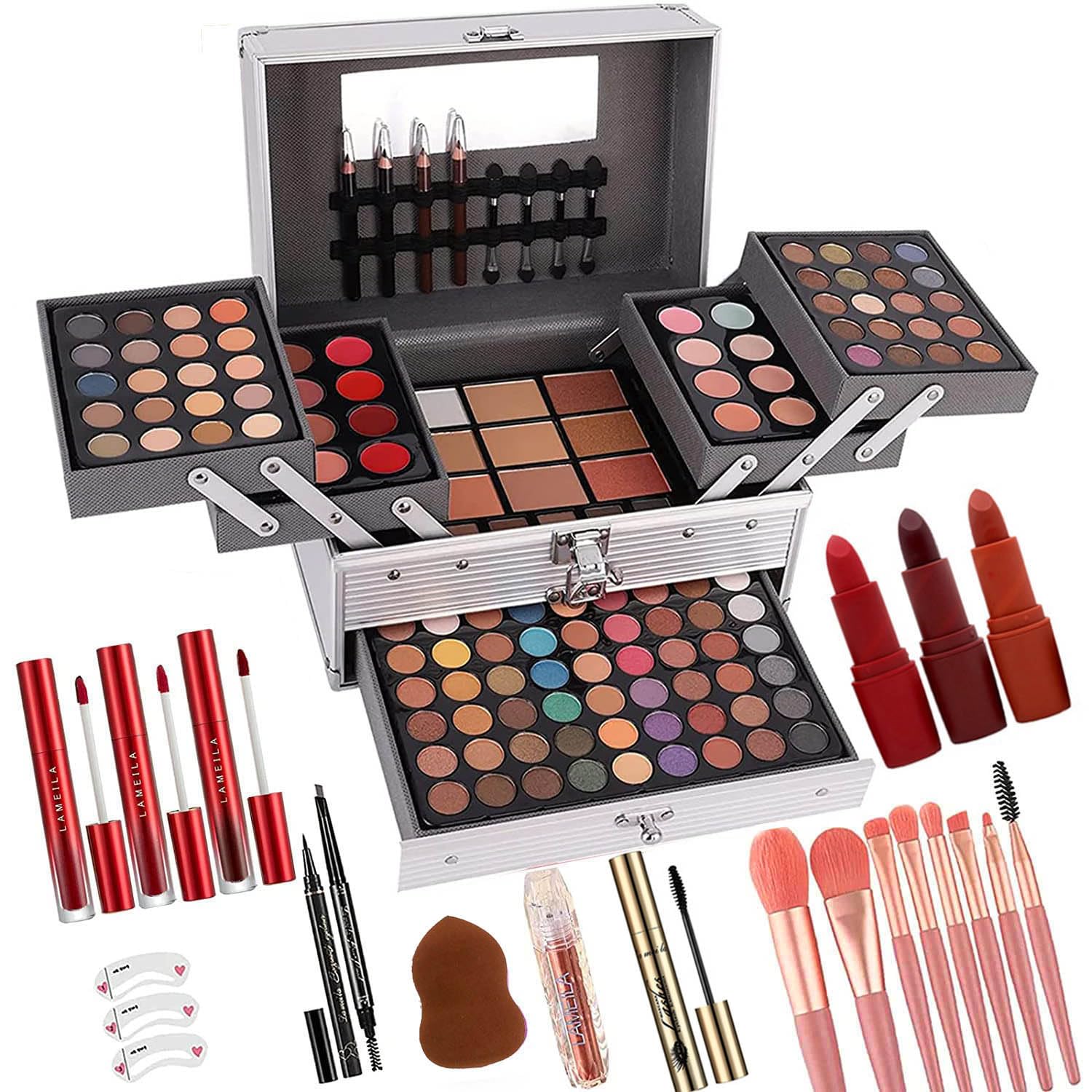 UNIFULL front opened palette showing full 132 color layout and easy selection benefit