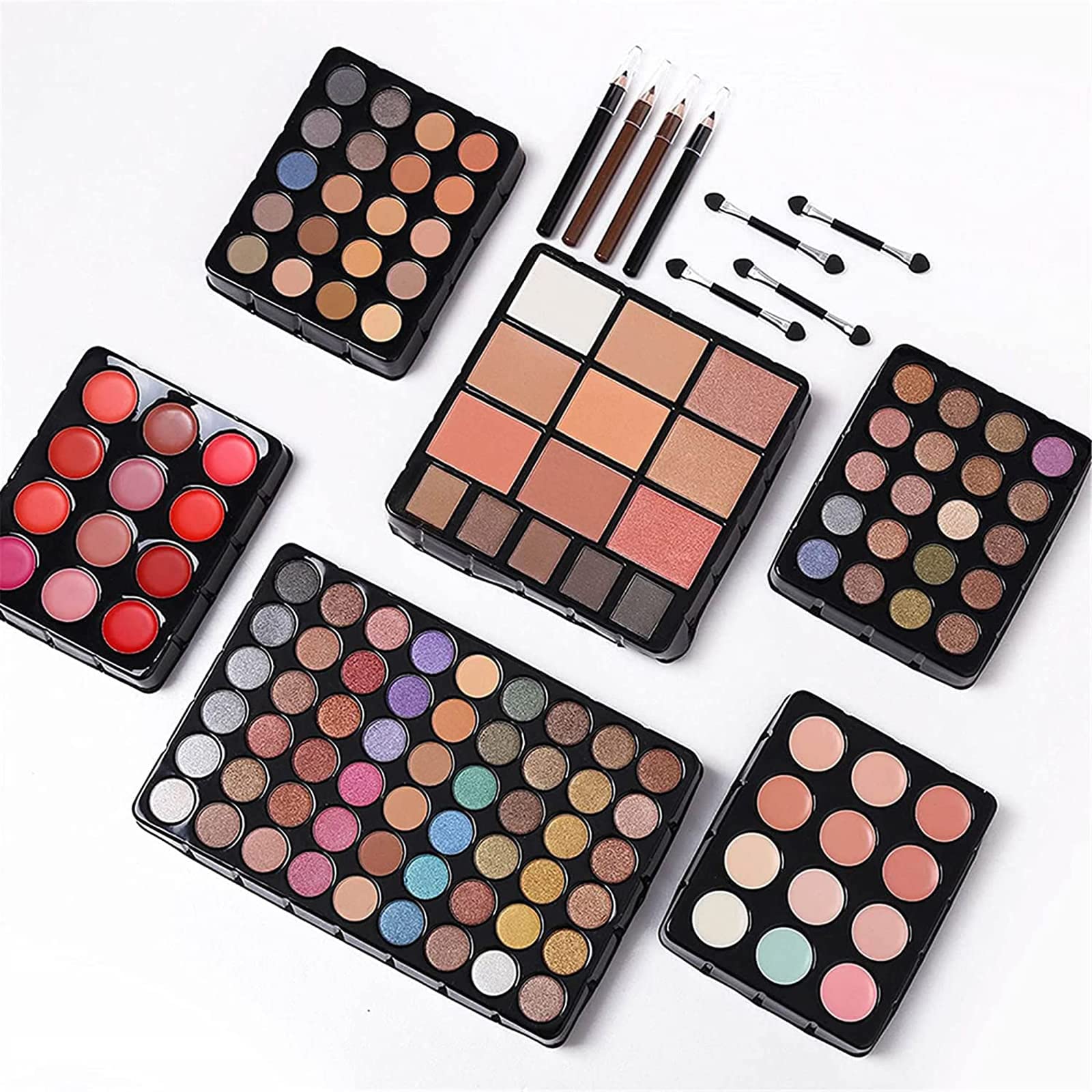 UNIFULL built-in full-size mirror open in kit for quick on-the-go touchups