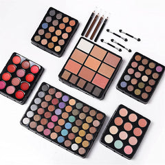 UNIFULL built-in full-size mirror open in kit for quick on-the-go touchups