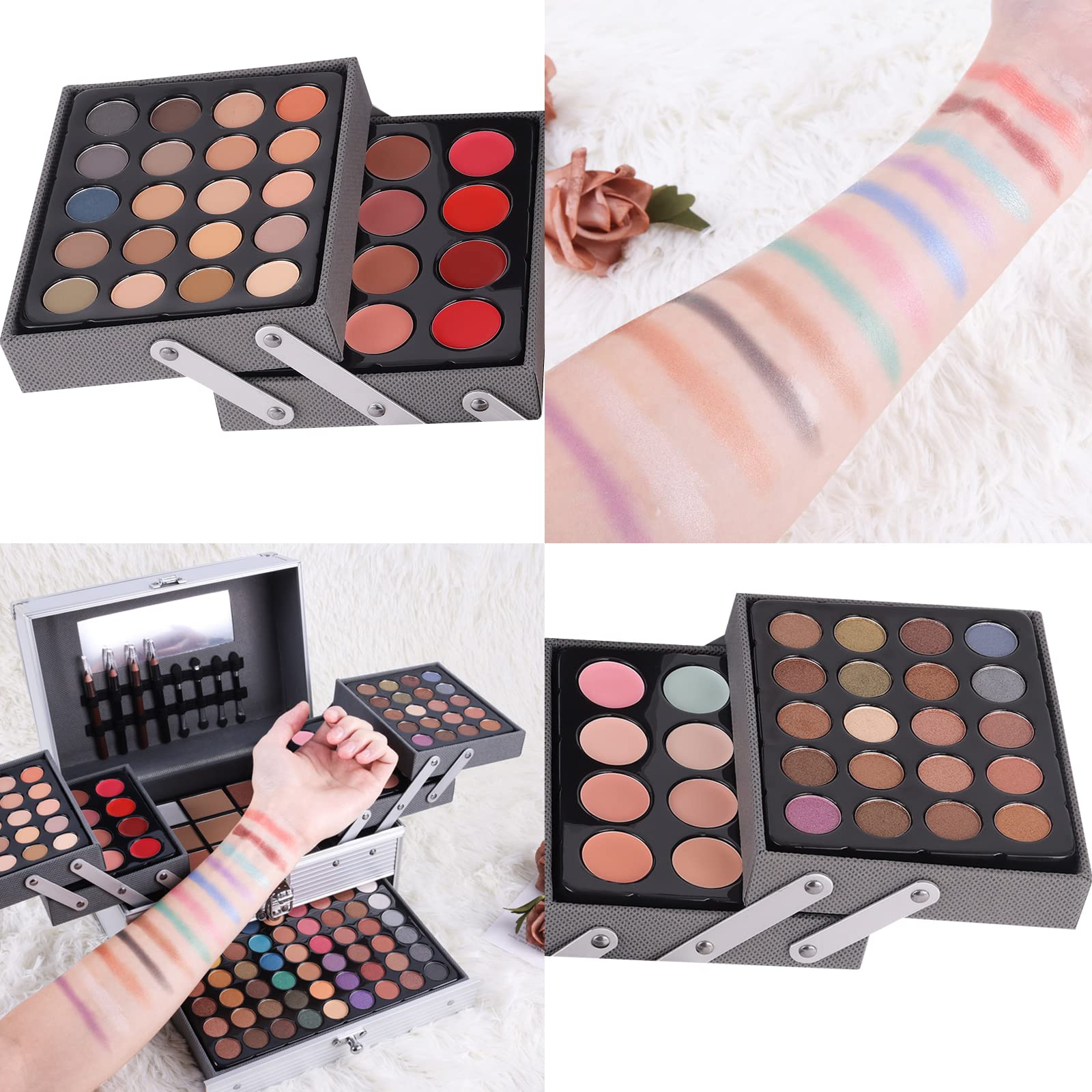 UNIFULL lipstick and gloss array presenting color variety for versatile looks