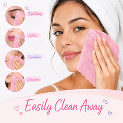 UNIMADE stacked towels beside toiletry bag illustrating travel readiness