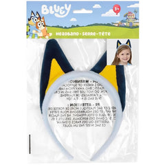 Unique Bluey headband plush fabric close-up showing soft texture and comfortable cushioning for long wear