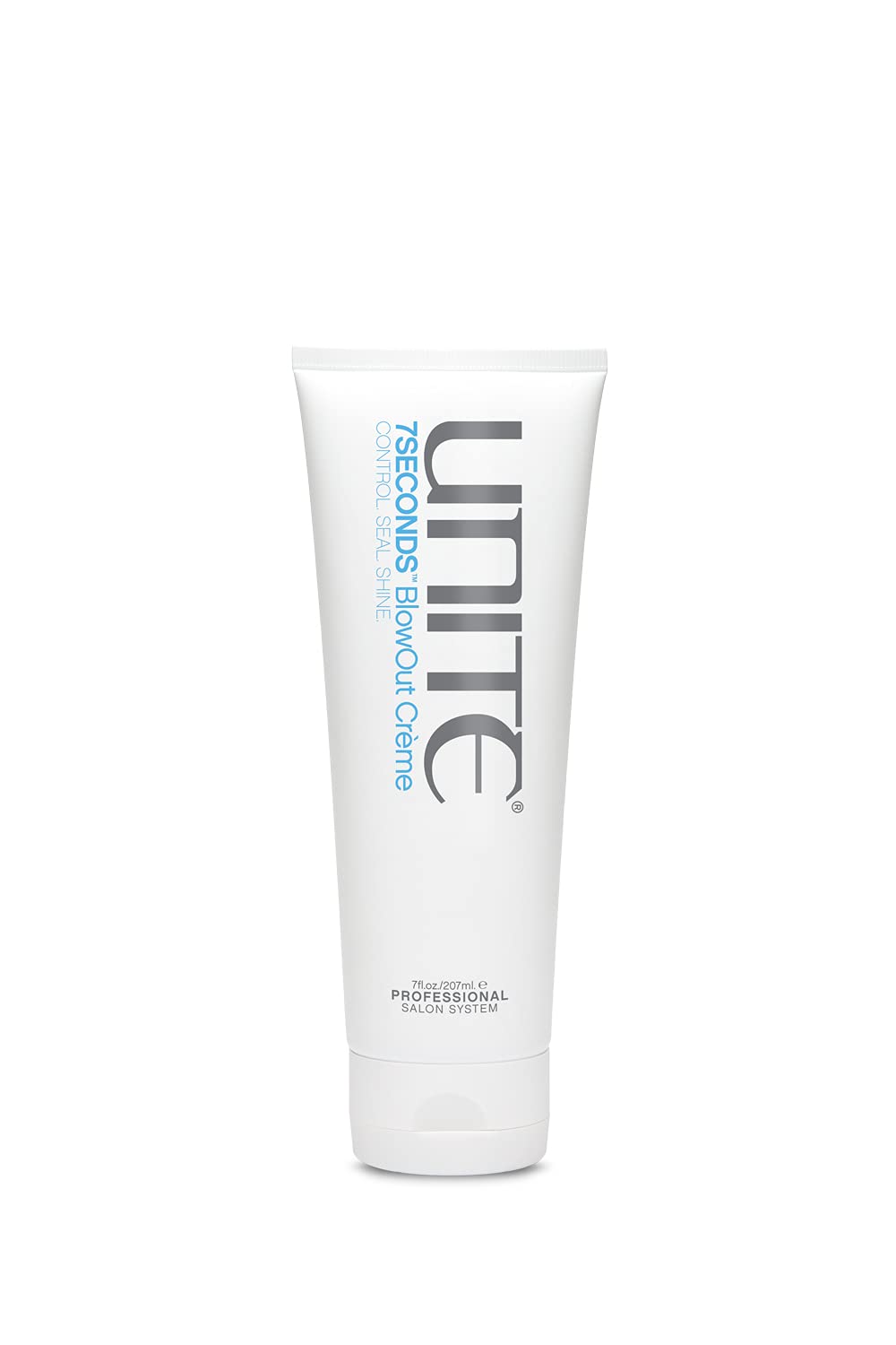 UNITE 7SECONDS front packaging showing bottle and label for easy identification and styling benefits