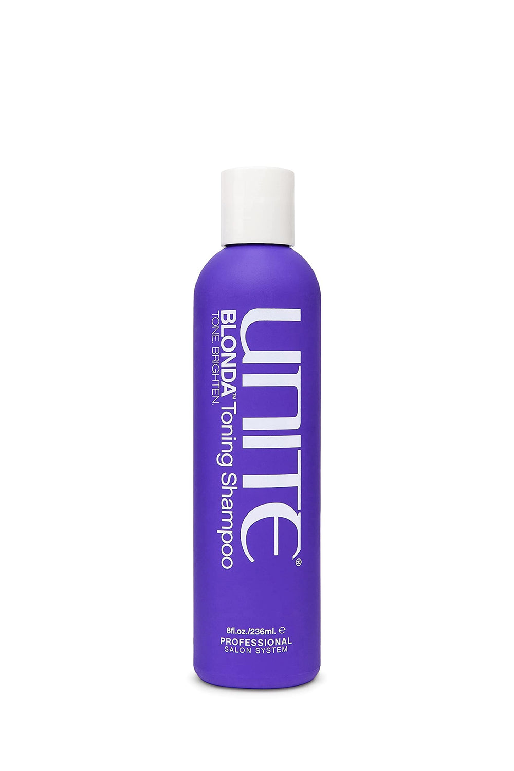 UNITE BLONDA front bottle showing product and brightening benefit