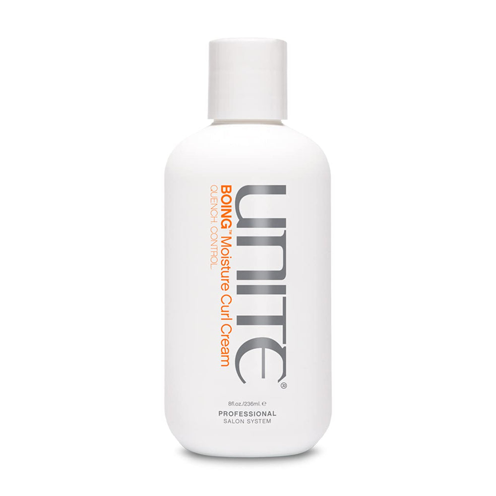 UNITE BOING front packaging showing product and benefits for hydrated curls