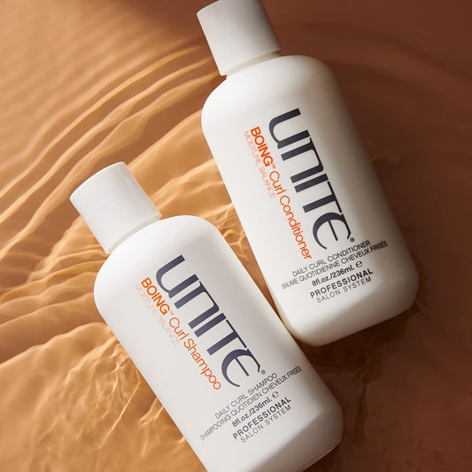 UNITE BOING botanical ingredients closeup highlighting rosemary and chamomile benefits