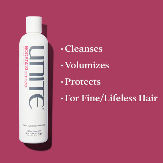 UNITE BOOSTA rich lather close-up demonstrating gentle cleansing benefit