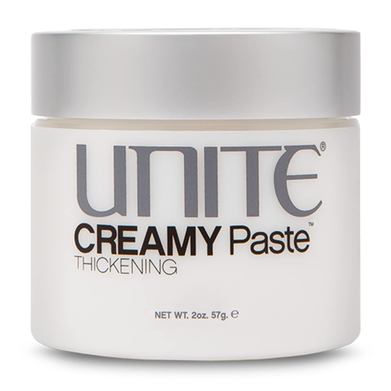 UNITE creamy paste front packaging showing jar and label for easy identification and benefit
