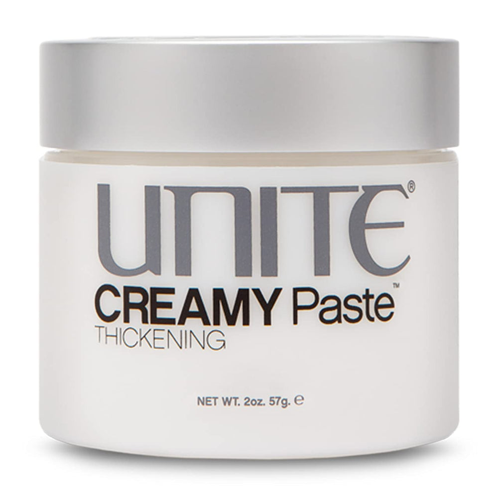 UNITE creamy paste front packaging showing jar and label for easy identification and benefit