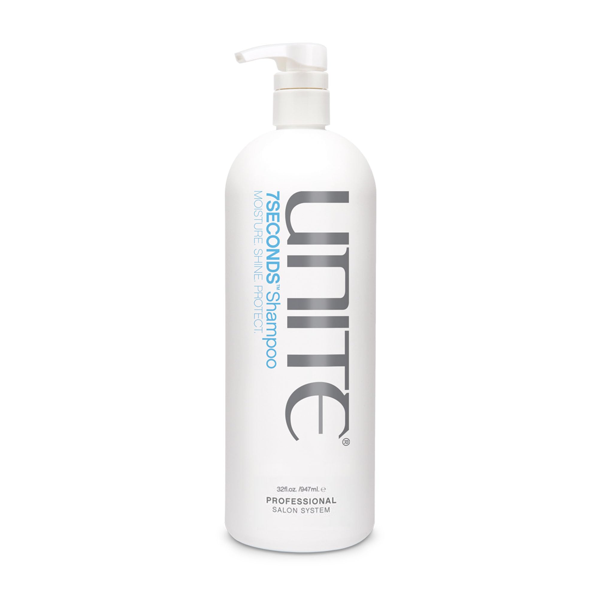 UNITE Hair 7SECONDS front bottle showing product and benefits