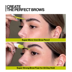 UNLEASHIA application on model with lifted brows and defined shape
