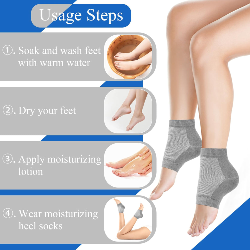 Unoutur heel sock inside sneaker reducing friction while walking