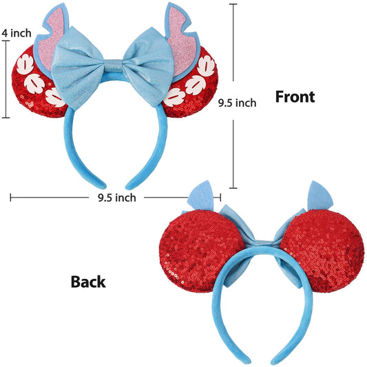 UNSPAZ close-up of soft bow and sequins emphasizing hand-sewn detail and comfortable fabric finish
