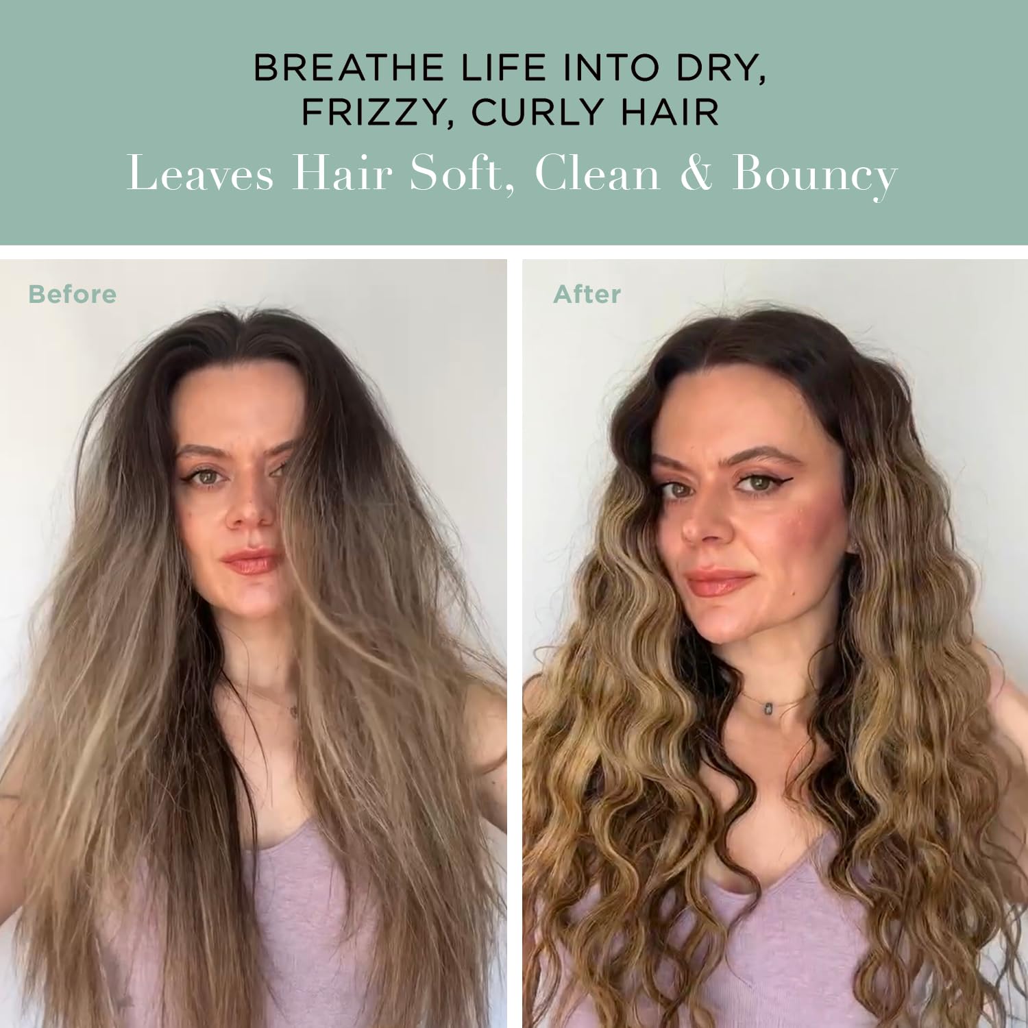 unwash creamy texture on palm showing rich slip for detangling benefit
