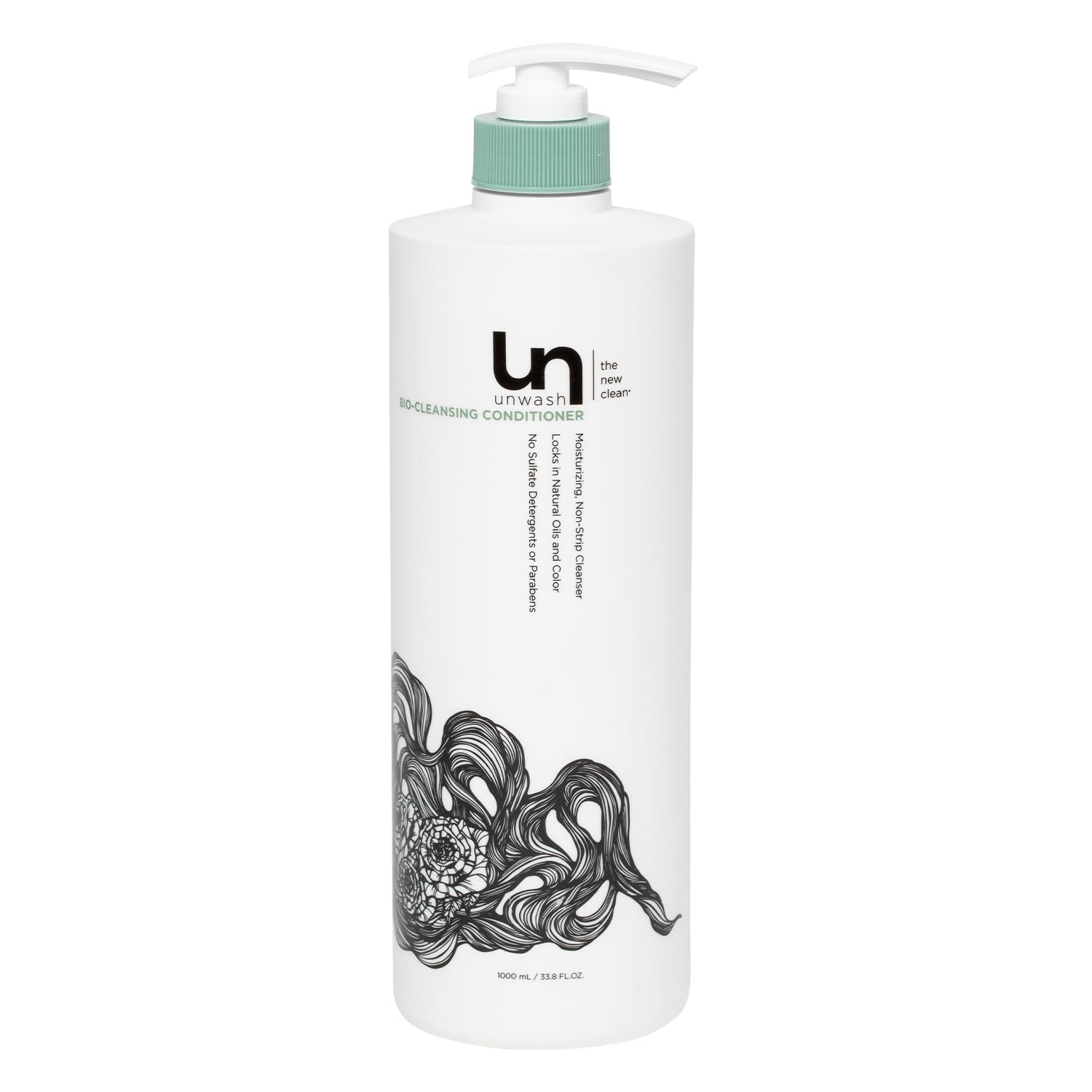 unwash front bottle showing product label and size benefit moisturizing care