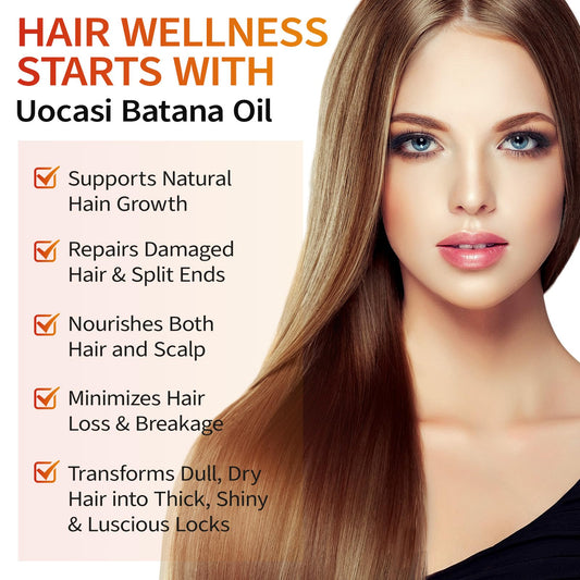 Uocasi Batana oil pouring texture close-up showing fast absorption